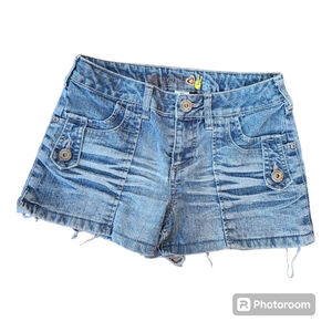 Mudd Girl's Denim Shorts Size 14 EUC Blue